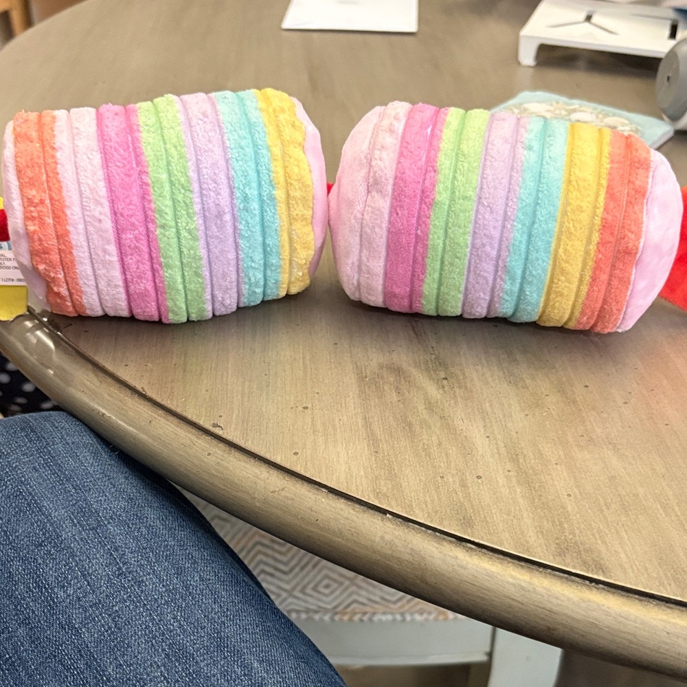Bark Pastel Striped Squeak Farts Dog Toy - Picture 5 of 9